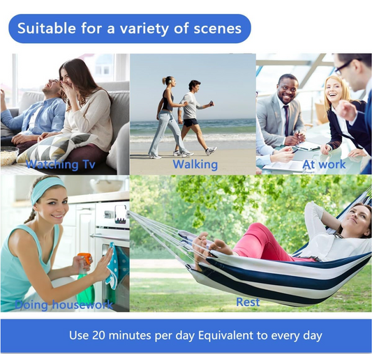 Ab Stimulator Rechargeable Ultimate - Portable Black