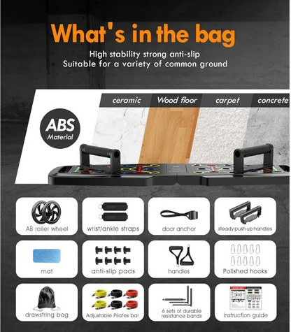 Push Up BoardHome GymPortable Exercise