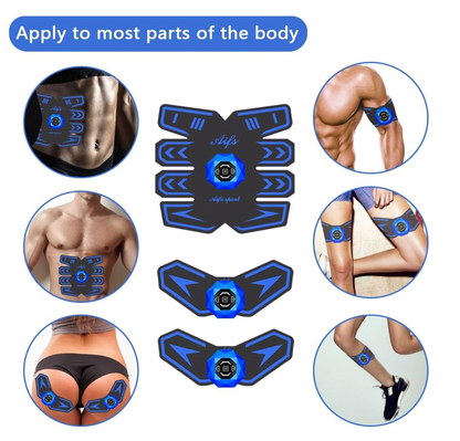 Ab Stimulator Rechargeable Ultimate - Portable Black