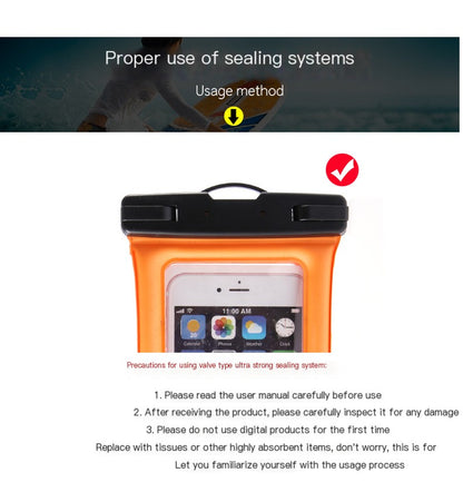 New Touchscreen Waterproof Phone Bag for Swimming