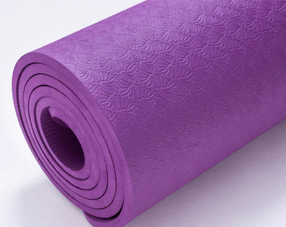 Eco-Friendly Odorless TPE Yoga Mat for Fitness